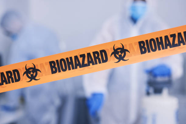 Professional Blood Cleanup technician working in West Orange, TX